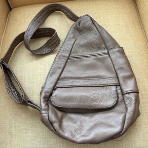 Brown Leather Sling Bag